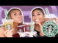 Trying My Subscribers FAVORITE Starbucks Drinks ft. Roxette Arisa | YesHipolito