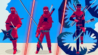 EVOLUTION OF NINJA MASTER | Totally Accurate Battle Simulator-TABS