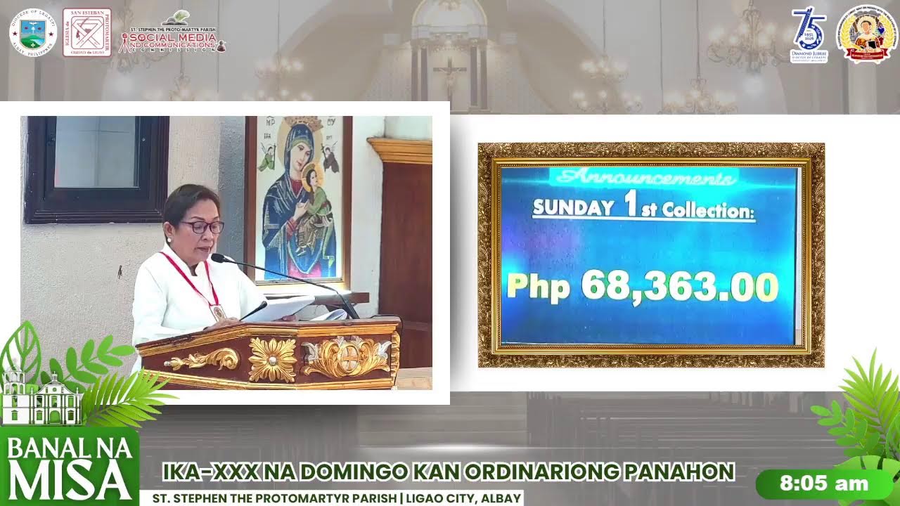 Banal na Misa | IKA-XxX NA DOMINGO KAN ORDINARIONG PANAHON
