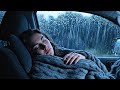 Rainy Midnight Inside a Quiet Vehicle for Deep Relaxation and Comfort