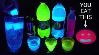 You drink this? | Fluorescent Food