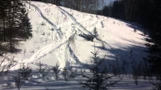 Side hill fail