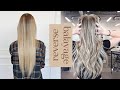 REVERSE BALAYAGE ON PLATINUM BLOND HAIR | Dimensional Blond Tutorial | Brit Terhufen