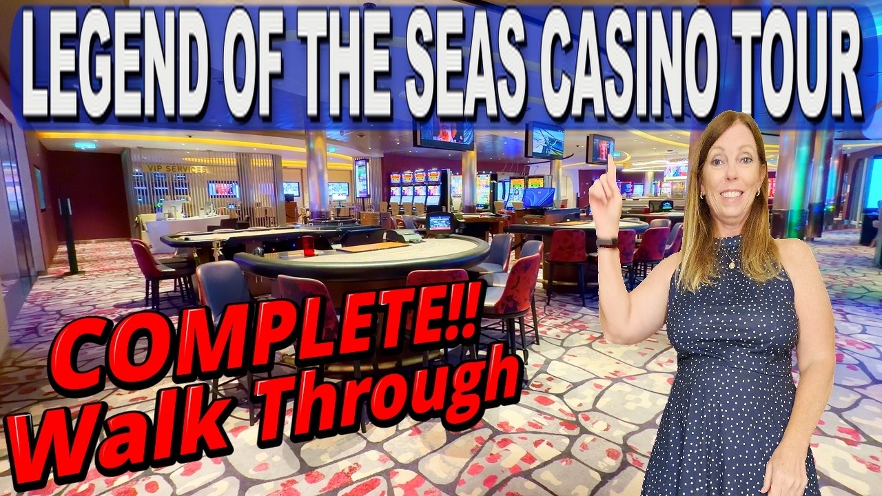 Legend of the Seas Full Casino Tour - The Most Extensive Tour Yet!