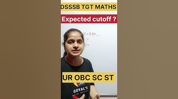 dsssb tgt maths expected cutoff 2024 | dsssb tgt maths | exam date #dsssbexamdate #dsssbtgtmaths