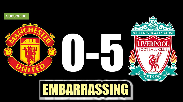 MANCHESTER UNITED WERE A DISGRACE.