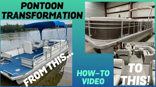 Complete Pontoon Restoration  Instructional  1996 JC Pontoon