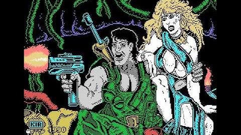 Jungle Warrior (MSX) - Full tape loading sequence