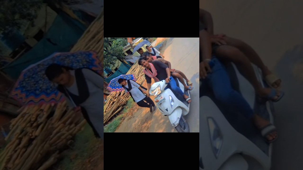 Cute Couple Riding on a Scooter | Fun Moments in India