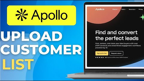 How to Upload Customer List to Apollo io