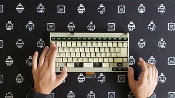 (Jank) IBM 5140 Keyboard Module Typing Demo