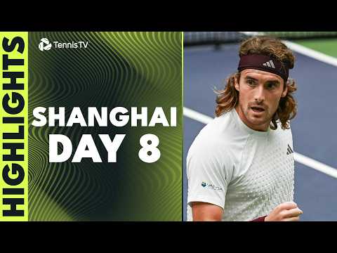 Tsitsipas Faces Medvedev, Botic Plays Jodar; Ruud & Paul Feature | Shanghai 2026 Highlights Day 8
