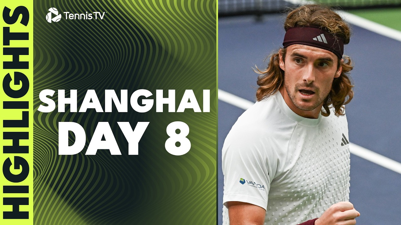 ⁣Tsitsipas Faces Medvedev, Botic Plays Jodar; Ruud & Paul Feature | Shanghai 2026 Highlights Day 