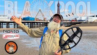 METAL DETECTING fun on Blackpool beach