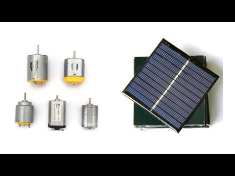 How To Run Dc Motors On Solar Panel | 💯 % working