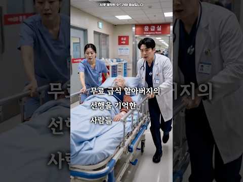 무료 급식 할아버지의 선행을 기억한 사람들 #숏드라마 #선행 #숏턴 thumbnail