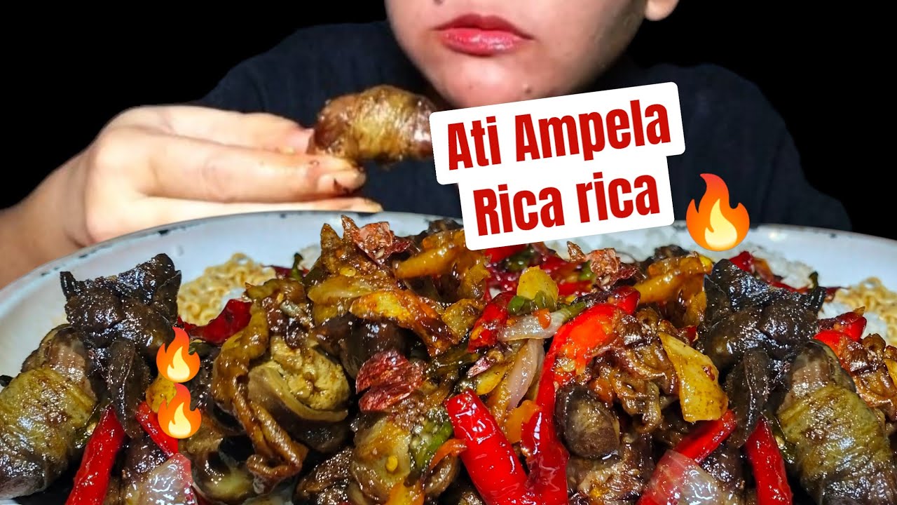 Asmr Makan Ati Ampela Rica Rica 🌶 |ASMR EATING - YouTube