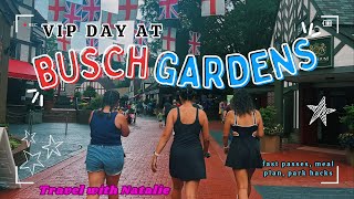 VIP Day at Busch Gardens, Williamsburg | fast passes, park hacks, and vlog!
