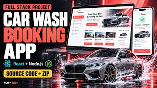 Car Wash Booking App | React + Node.js Full Stack Project with Source Code
