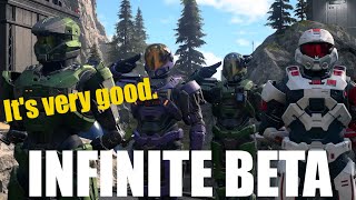 EVEN BETTER THAN THE FLIGHT TESTS | Halo Infinite Beta Gameplay w/ Friends