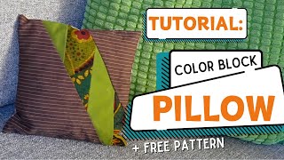 Tutorial: How to Design a Color Block Pillow