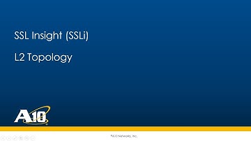 03 SSL Insight - L2 Topology (Explanation and Configuration)