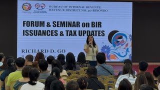 Highlights | Forum & Seminar on BIR Issuances & Tax Updates (May 20, 2026)  #rdo30 