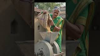 💥1000 Rotis Per Hour! Amazing Indian Village Roti Making Machine 😲 #viral #innovation #shorts