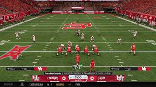 EA SPORTS College Football 27 - Houston at Utah (week 8) - PS5 gameplay simulation