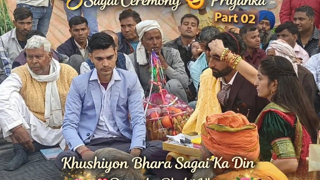 Family Ke Sath Sagai Moments🎉🎊 ||💍 Sagai Ceremony Full Vlog || Priyanka bhakti Vlogs 