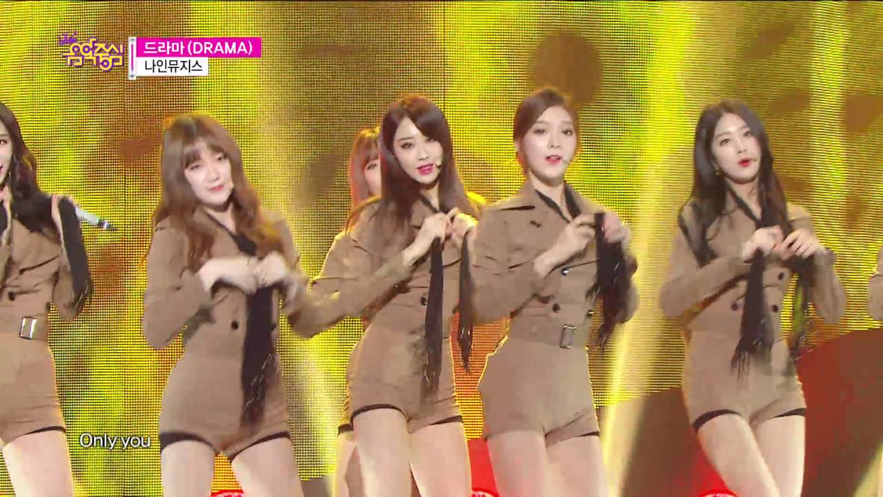 【TVPP】 9Muses - DRAMA, 나인뮤지스 - 드라마 @Show Music Core