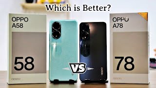 OPPO A78 vs OPPO A58: The Ultimate Showdown 📱🔥 | Kiska Dum Hai? 🤔🔍 | Tech Ki Takkar! 💥