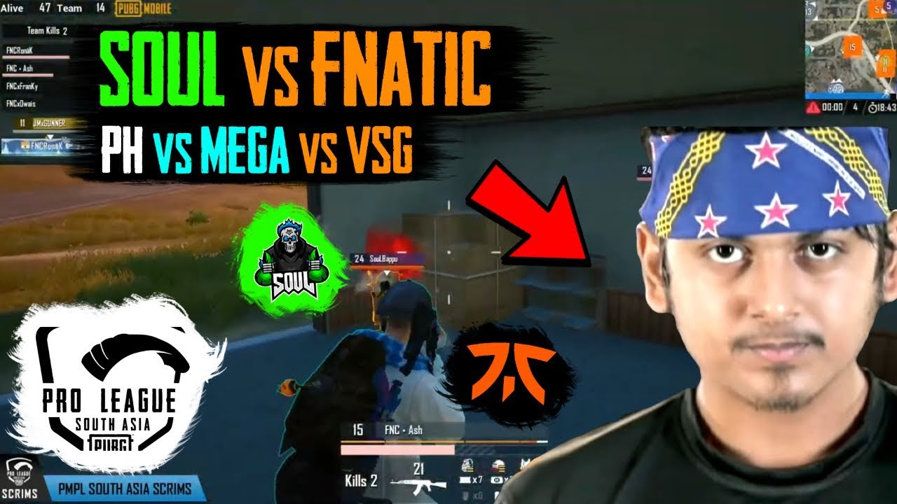 Soul Vs Fnatic Fight Again In PMPL | Mega Unstoppable | PH Vs Mega Vs VSG