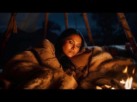 🌙 Sacred Lakota Chant for Sleep ✨ Shamanic Lullaby with Drum & Flute
