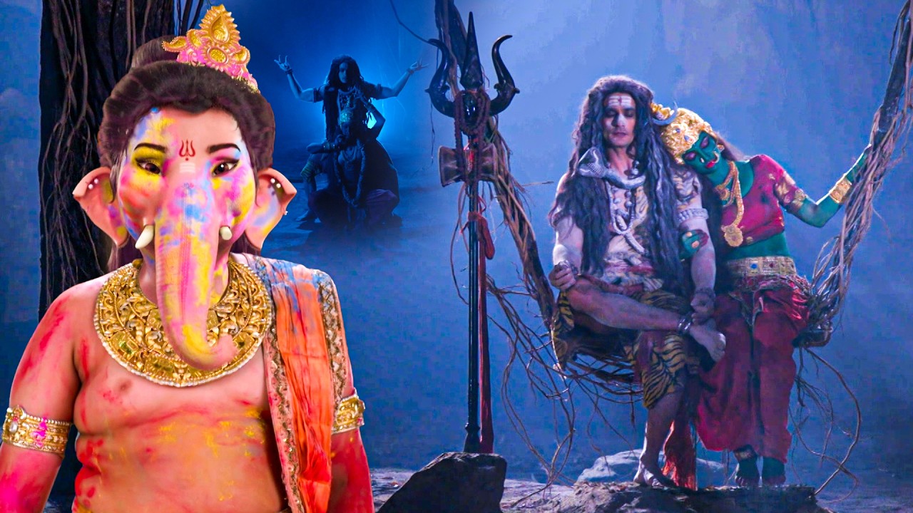 #holi महादेव की होली। महादेव का माता पार्वती के साथ भस्म की होली | #mahadevholi