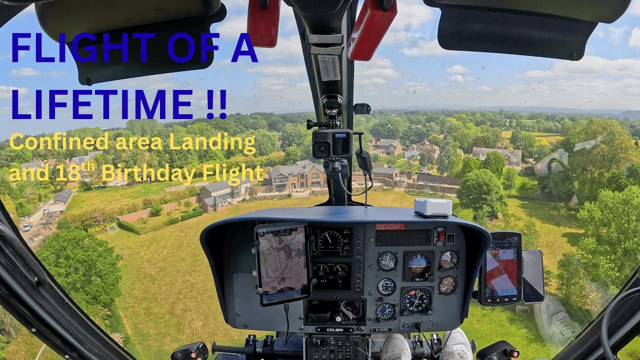 HELICOPTER FLIGHT OF A LIFETIME|CONFINED AREA LANDING|FULL ATC