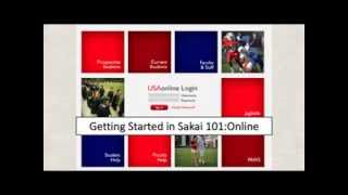 Sakai 101 Getting Started