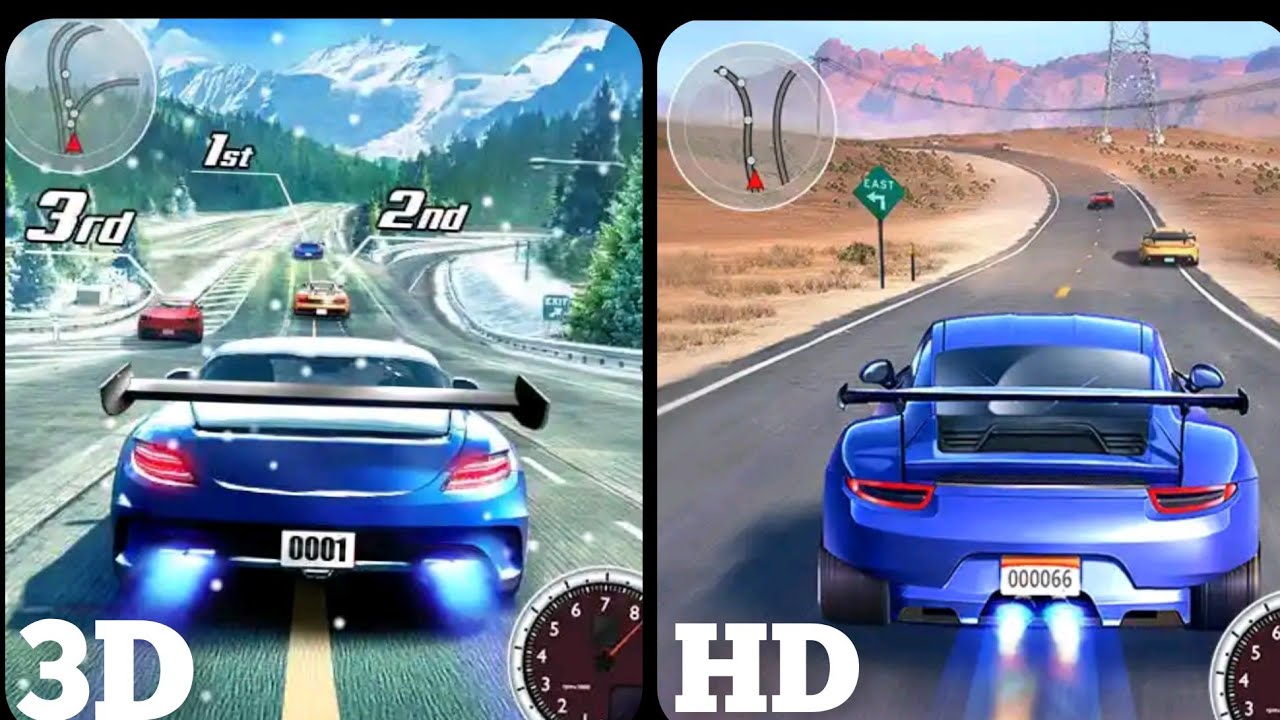street racing 🏎️ HD vs street racing 3D ,, best car racing game | BaBa Game TV 🎮