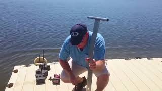EZ Dock GTA DIY Tutorials Weight balancing 60' Dock section install