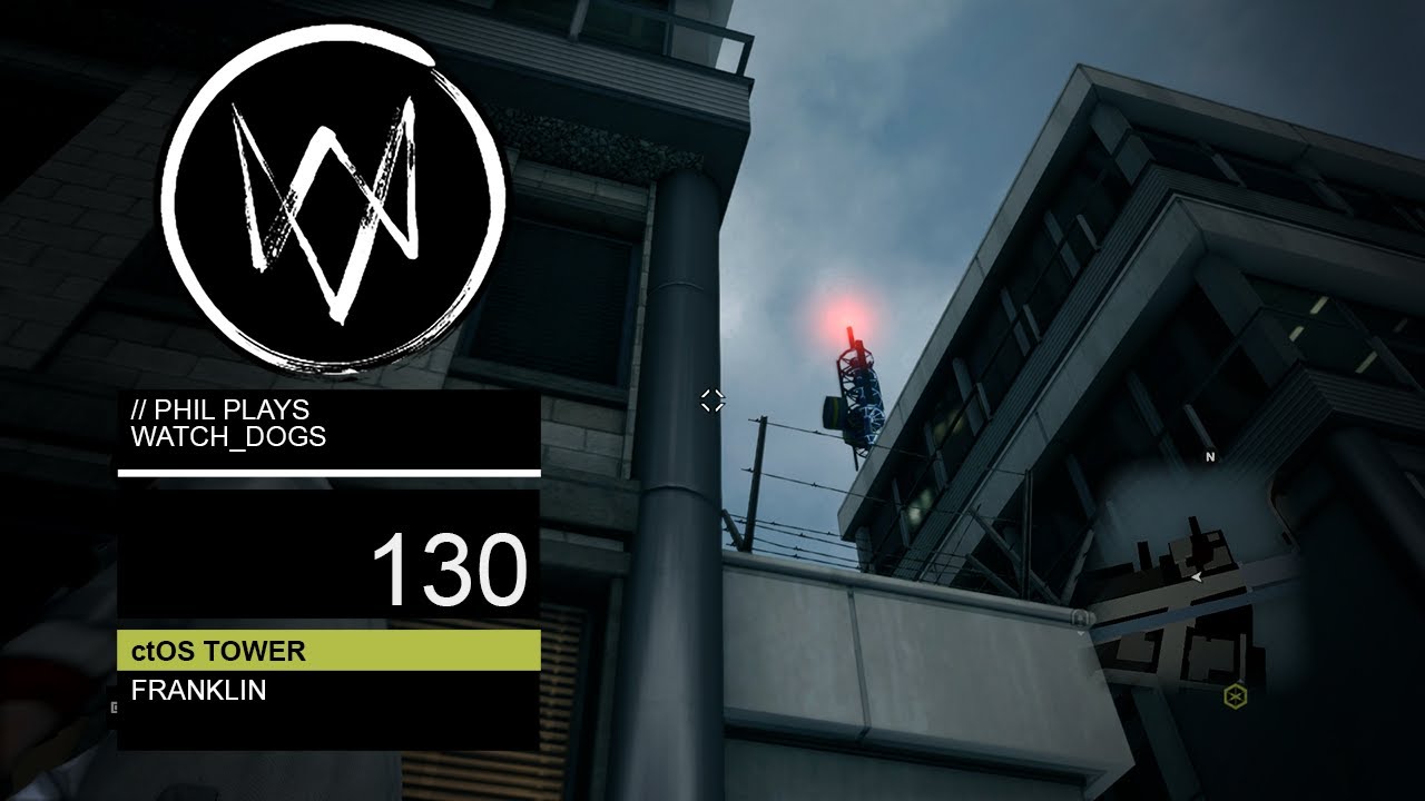 Watch Dogs - 130 - ctOS Tower Franklin (PC ultra) [HD] - YouTube