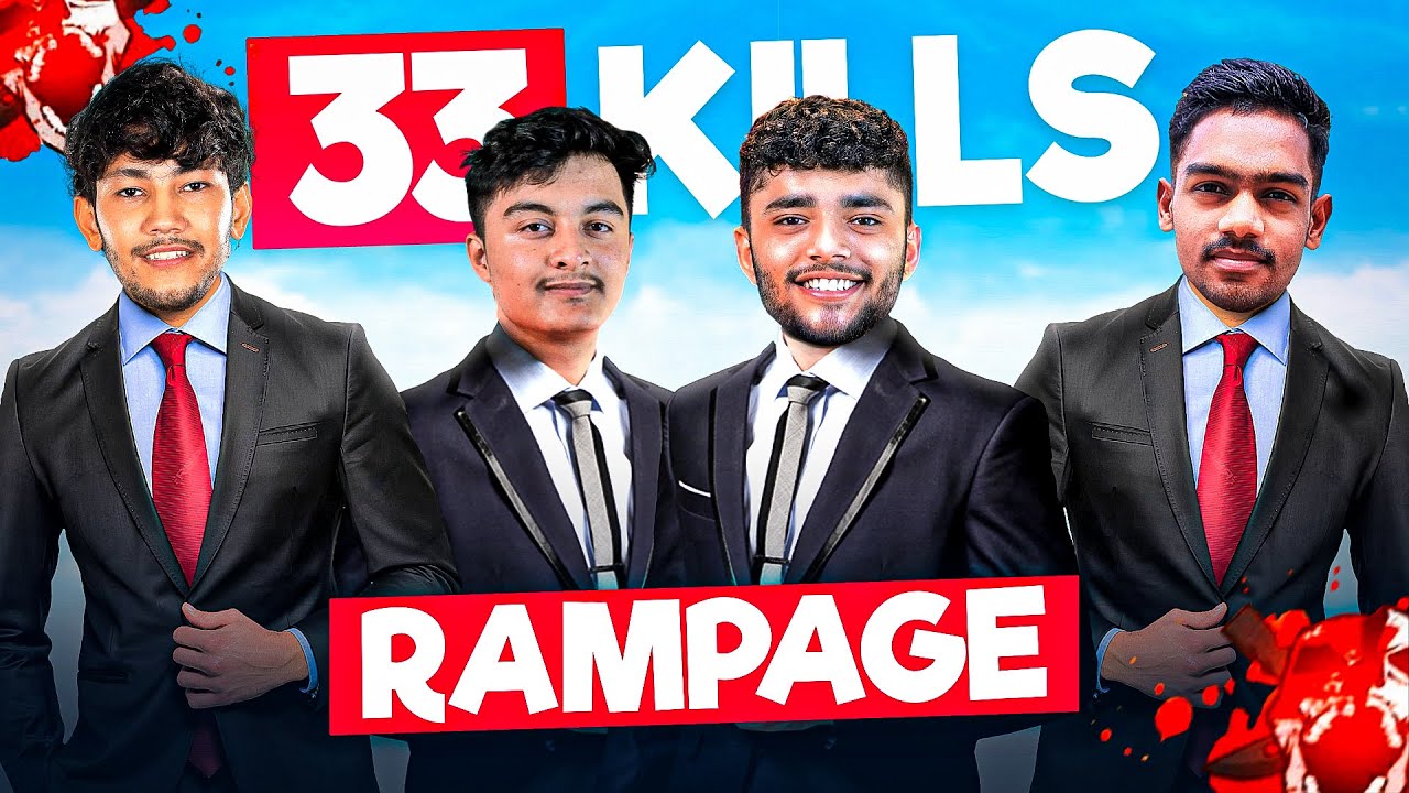 33 Kills Rampage Domination W/Sher Squad😎🦁