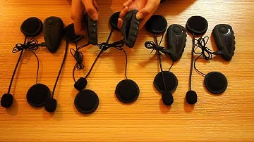 How to pair 5pcs V8 Intercoms