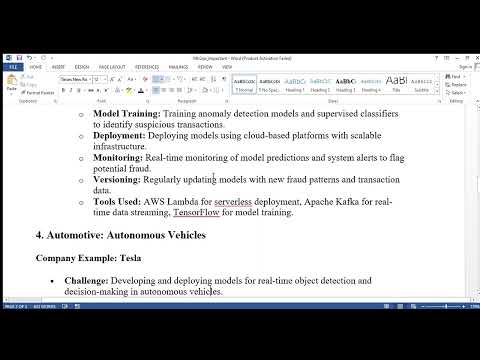 MLOps (Machine Learning Operations) involves the practices and tools necessary to deploy, manage.