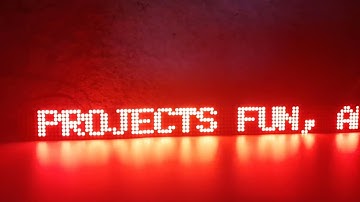 Scrolling Text on Multiple MAX7219 LED Matrix Displays | Arduino & Visuino