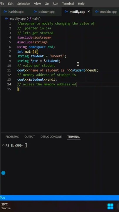 Program To Modify Changing The Value of Pointer in cpp programming ...