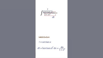 Integral with arctan