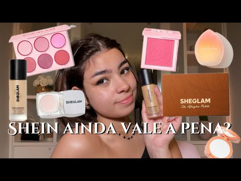 A SHEIN ainda VALE A PENA? testando todas as maquiagens da Sheglam -Heloísa Lemos