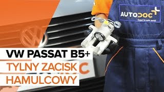 Jak i kiedy wymienić Zaciski hamulcowe lewy i prawy VW PASSAT Variant (3B6): instrukcje wideo