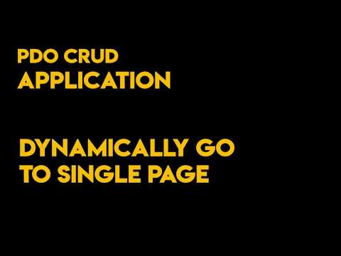 PDO Application | Dynamic Last Insert Id | Part 9