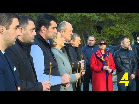 პარაკლისი რუსთავის ცენტრალურ მოედანზე  27-11-2018